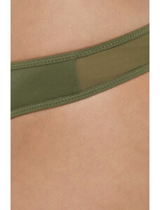 Dámské tanga QF6816E 0SR khaki - Calvin Klein