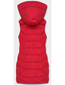 S'WEST Červená dámská vesta s kapucí (R8133-4)