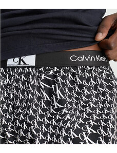 Pánské pyžamo NM2391E DRP černá/bílá - Calvin Klein