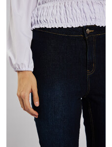 Monnari Jeans džíny s vysokým pasem Multi Navy Blue