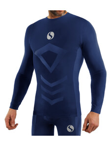 Sesto Senso Thermo Top s dlouhým rukávem CL40 Navy Blue