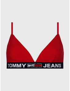 Dámská podprsenka LOGO UNDERBAND UNLINED TRIANGLE BRA UW0UW02721XLG červená - Tommy Hilfiger