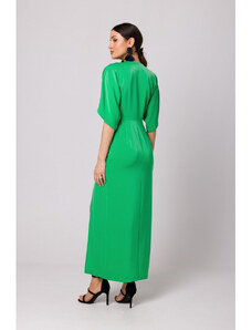 K163 Maxi šaty - zelené