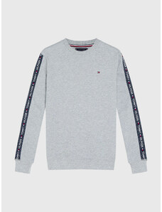 Pánská mikina LOGO TAPE SWEATSHIRT UM0UM00705004 šedá - Tommy Hilfiger