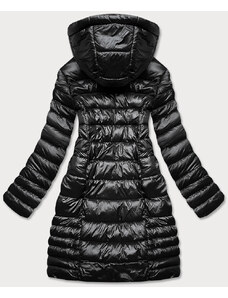 MITNO Lehká černá dámská prošívaná zimní bunda (Z2780-1)