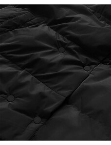 J.STYLE Krátká černá zimní bunda s vysokým stojáčkem (5M729-392)
