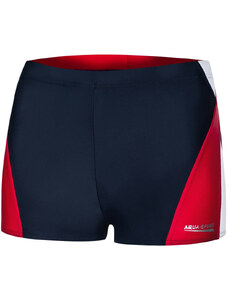 AQUA SPEED Plavecké šortky Alex Navy Blue/White/Red Pattern 456