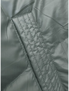 S'WEST Dámská vesta v khaki barvě s kapucí (B8212-11)