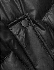 S'WEST Černá dámská vesta s kapucí (B8171-1)