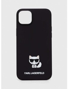 Obal na telefon Karl Lagerfeld iPhone 14 Plus 6,7 černá barva