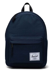 Batoh Herschel Classic Backpack tmavomodrá barva, velký, hladký