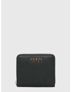 Peněženka Guess LAUREL černá barva, SWZG85 00370