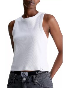 Calvin Klein Jeans dámské tílko bílé s logem