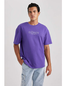 DEFACTO Comfort Fit Crew Neck T-Shirt