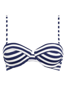 DEFACTO Regular Fit Striped Bikini Top