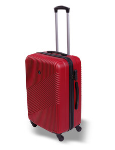 Cestovní kufr BERTOO Milano - červený XL