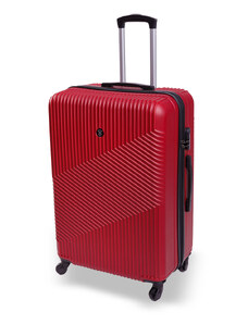 Cestovní kufr BERTOO Milano - červený XXL