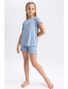 DEFACTO Girl Regular Fit Corded Camisole Pajama 2 Set