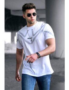 Madmext White T-Shirt 5369