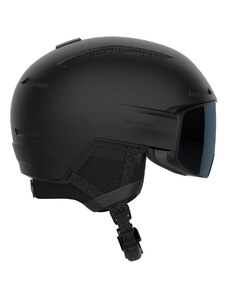 Lyžařská helma se štítem Salomon Driver Prime Sigma Photo Mips Black