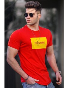 Madmext Men's Red T-Shirt 4981