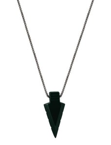 Nefritový hrot šípu – náhrdelník pro muže - L-69cm Trimakasi
