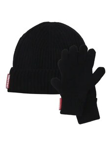 Dsquared2 Vlněná čepice + rukavice