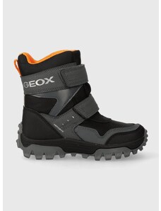 Dětské zimní boty Geox J36FRC 0FUCE J HIMALAYA B ABX černá barva