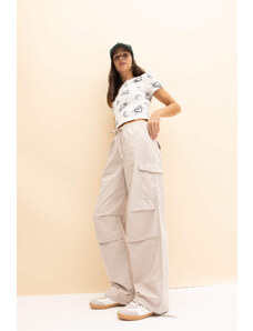 DEFACTO Parachute Poplin Pants