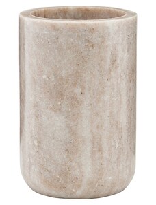 Béžový mramorový stojan na zubní kartáčky Meraki Marble