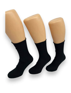 Fashion Pánské bavlněné ponožky černé barvy 5x parů