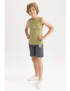 DEFACTO Boy Regular Fit Combed Cotton Shorts