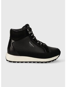 Sneakers boty Pepe Jeans DEAN MOLL černá barva, PLS31533