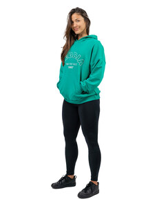 NEBBIA HERO N°3 Oversize mikina s kapucí GYM RAT 256 Green