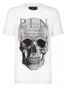 Philipp Plein MTK3610 PJY002N tričko bílé