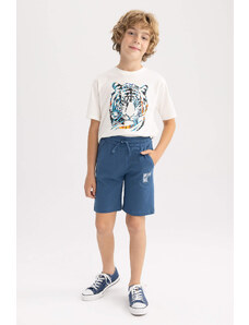 DEFACTO Boy Regular Fit Combed Cotton Shorts