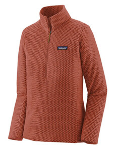 Dámská mikina Patagonia R1 AIR ZIP-NECK - oranžová M