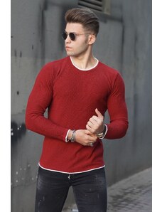 Madmext Tile Crew Neck Men's Knitwear Sweater 4637