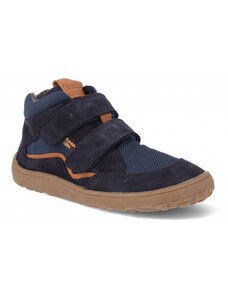 Barefoot dětské kotníkové boty Froddo - Autumn Tex tmavě modré