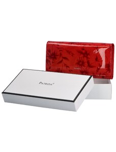 PATRIZIA Luxusní dámská kožená peněženka Sloke, červená