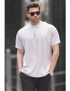 Madmext Dyed Gray Oversize Basic Men's T-Shirt 6127