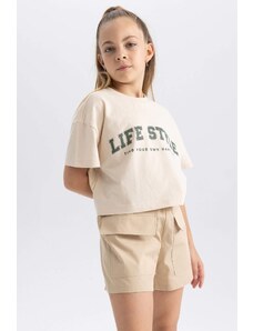 DEFACTO Girl Cargo Fit Short