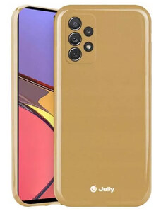 Telone Pouzdro Jelly pro Samsung Galaxy A73 zlatá