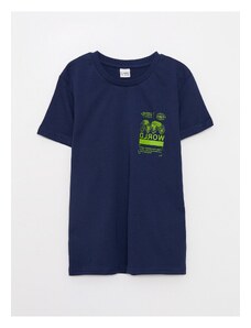 LC Waikiki Crew Neck Printed Short Sleeve Cotton Boy T-Shirt