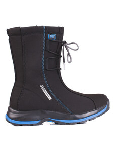 DK Komfortní trekingové boty černé dámské bez podpatku