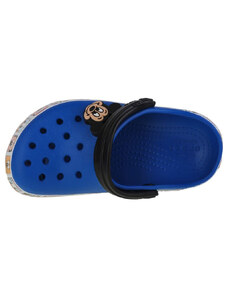 B2B Professional Sports Dětské žabky FL Mickey Mouse 207718-4JL modrá vzor - Crocs