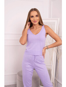 K-Fashion Sada svetrů 3-dílná fialová