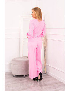 K-Fashion Sada svetrů světle růžová