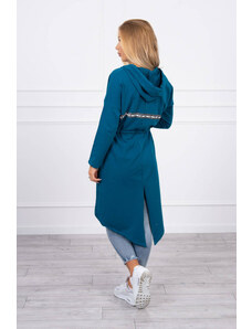 K-Fashion Sukně s delší zadní částí, námořnická modrá