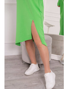 K-Fashion Sukienka oversize jasno zielona